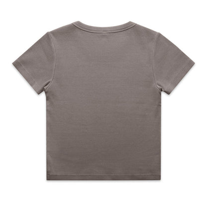 Ascolour Wos Faded Organic Rib Tee-(4036)
