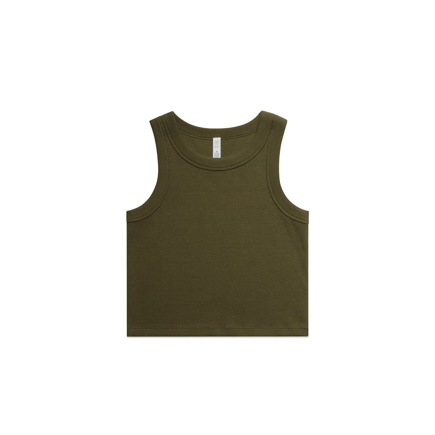 Ascolour Wo's Organic  Rib Crop Tank (4064G) 2nd Colour