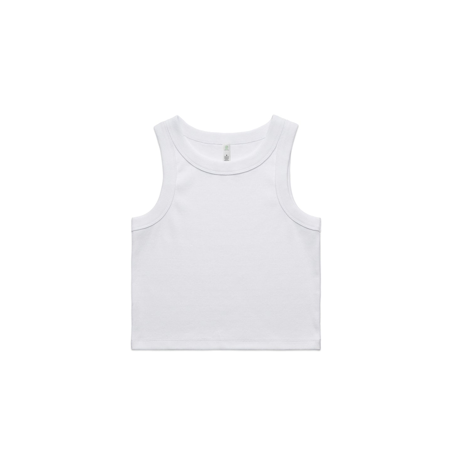 Ascolour Wo's Organic  Rib Crop Tank (4064G)