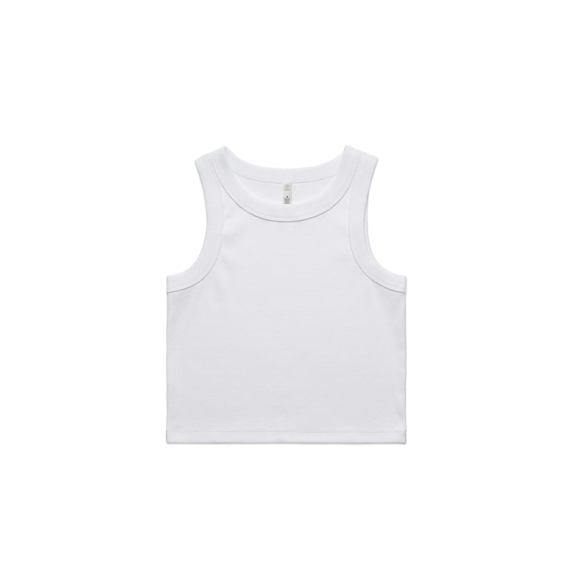 Ascolour Wo's Organic  Rib Crop Tank (4064G)