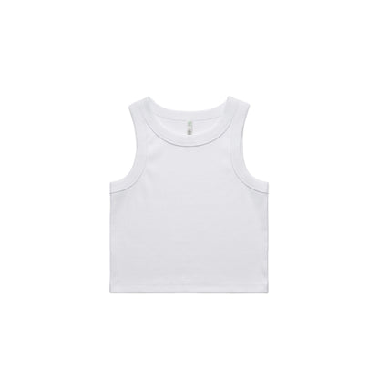 Ascolour Wo's Organic  Rib Crop Tank (4064G)