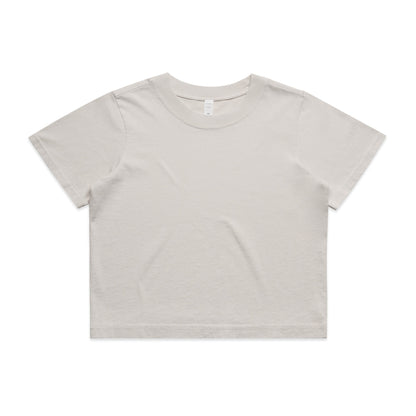 Ascolour Wo's Heavy Faded Crop Tee (4089)