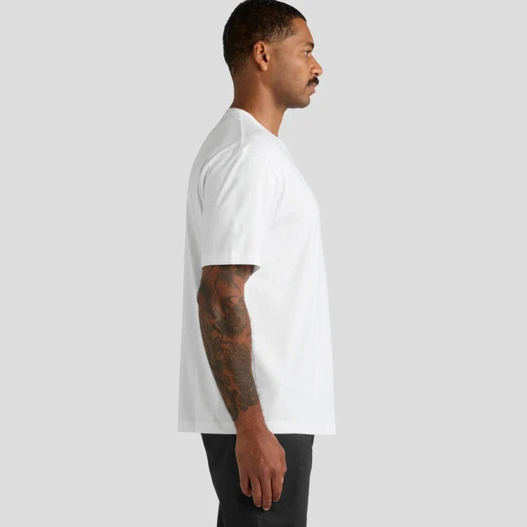 Ascolour Men's Block Tubular Minus Tee [-6cm]-(5058)