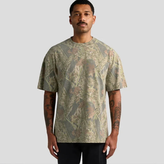 Ascolour Heavy Faded Camo Tee-(5082C)