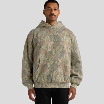 Ascolour Men's Box Faded Camo Hood-(5171C)
