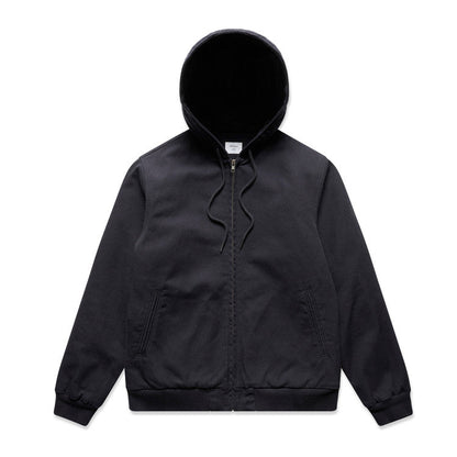 Ascolour Canvas Bomber Hood Jacket-(5532)