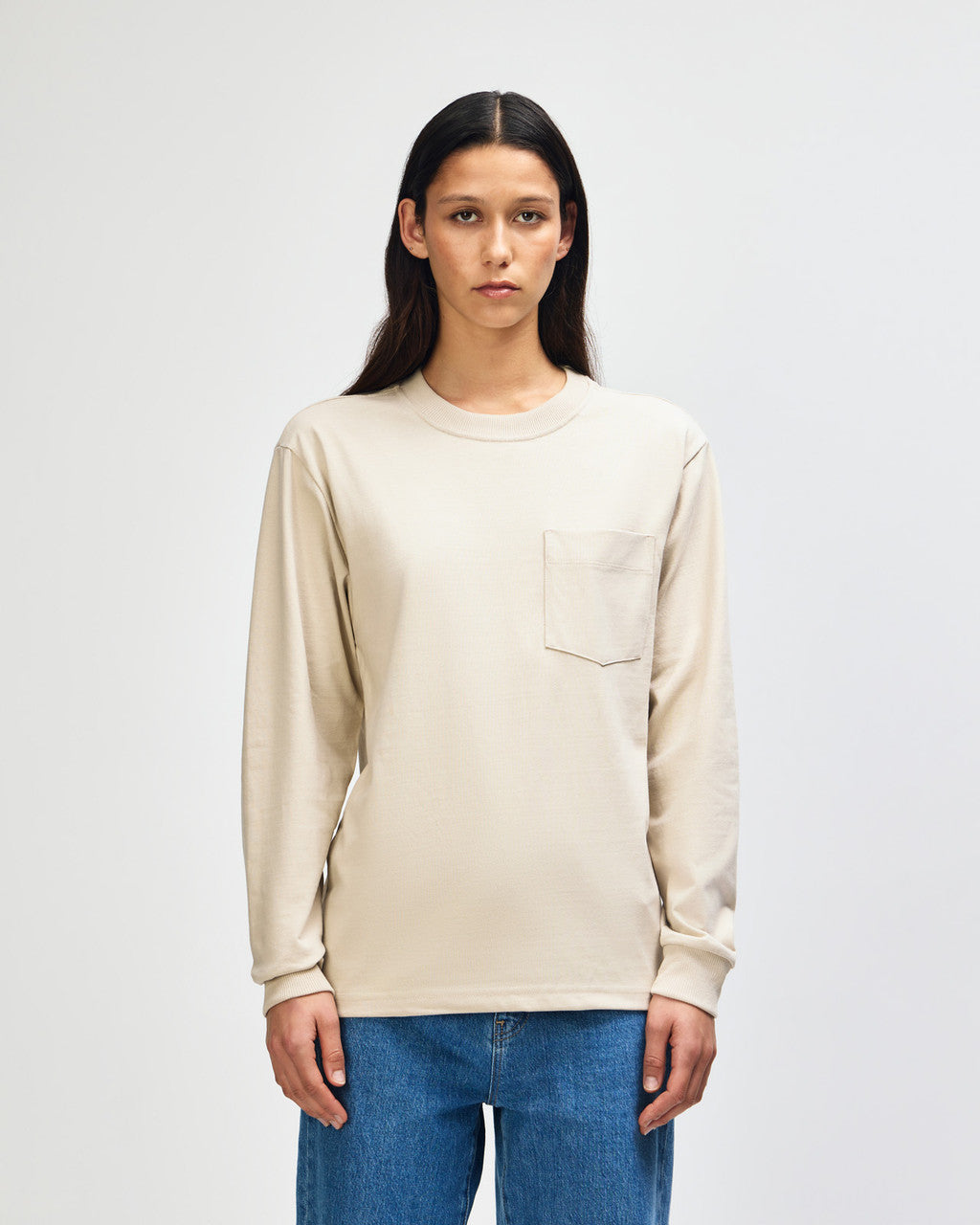 American Apparel Heavyweight Oversized Long Sleeve T-Shirt (9410)