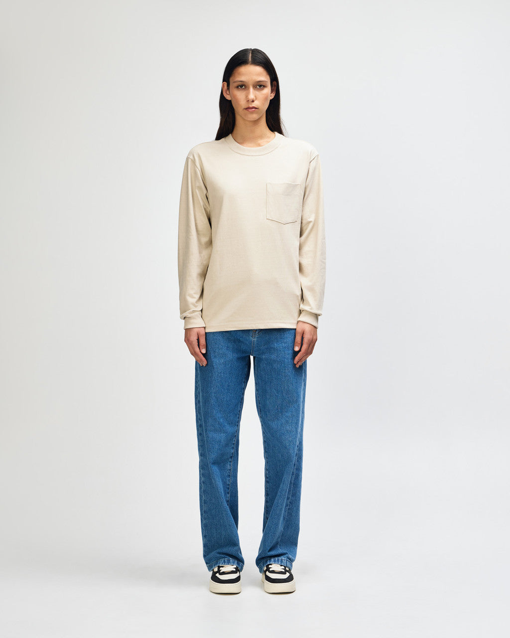 American Apparel Heavyweight Oversized Long Sleeve T-Shirt (9410)