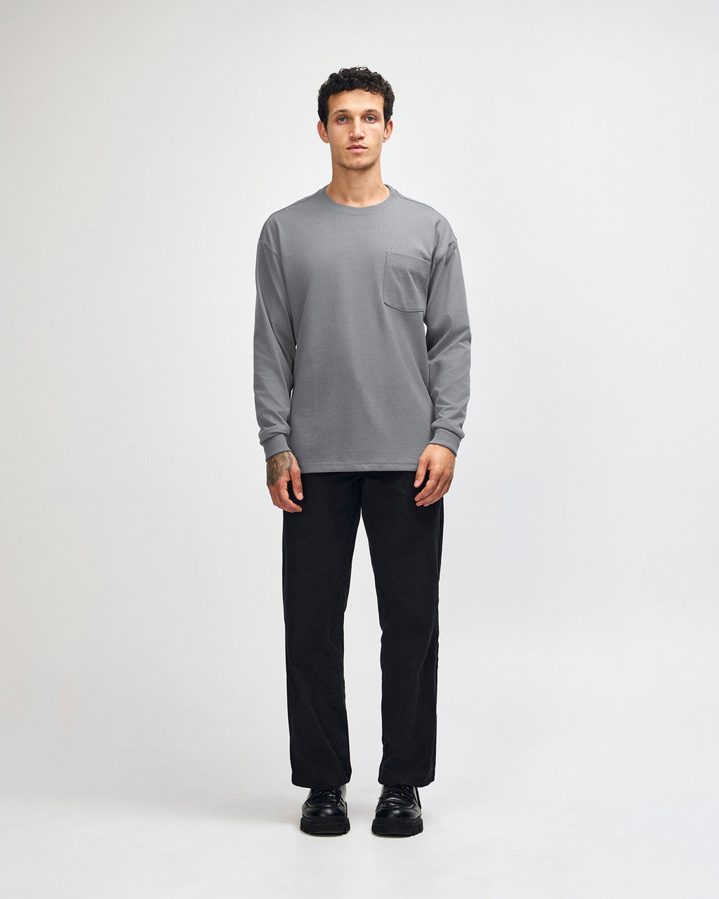 American Apparel Heavyweight Oversized Long Sleeve T-Shirt (9410)