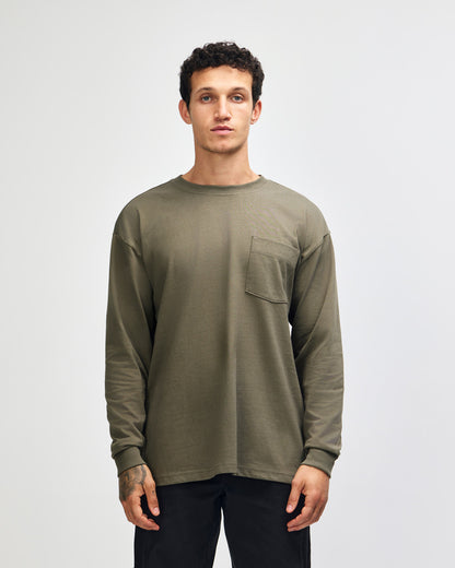 American Apparel Heavyweight Oversized Long Sleeve T-Shirt (9410)