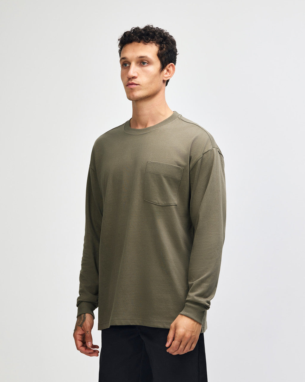 American Apparel Heavyweight Oversized Long Sleeve T-Shirt (9410)