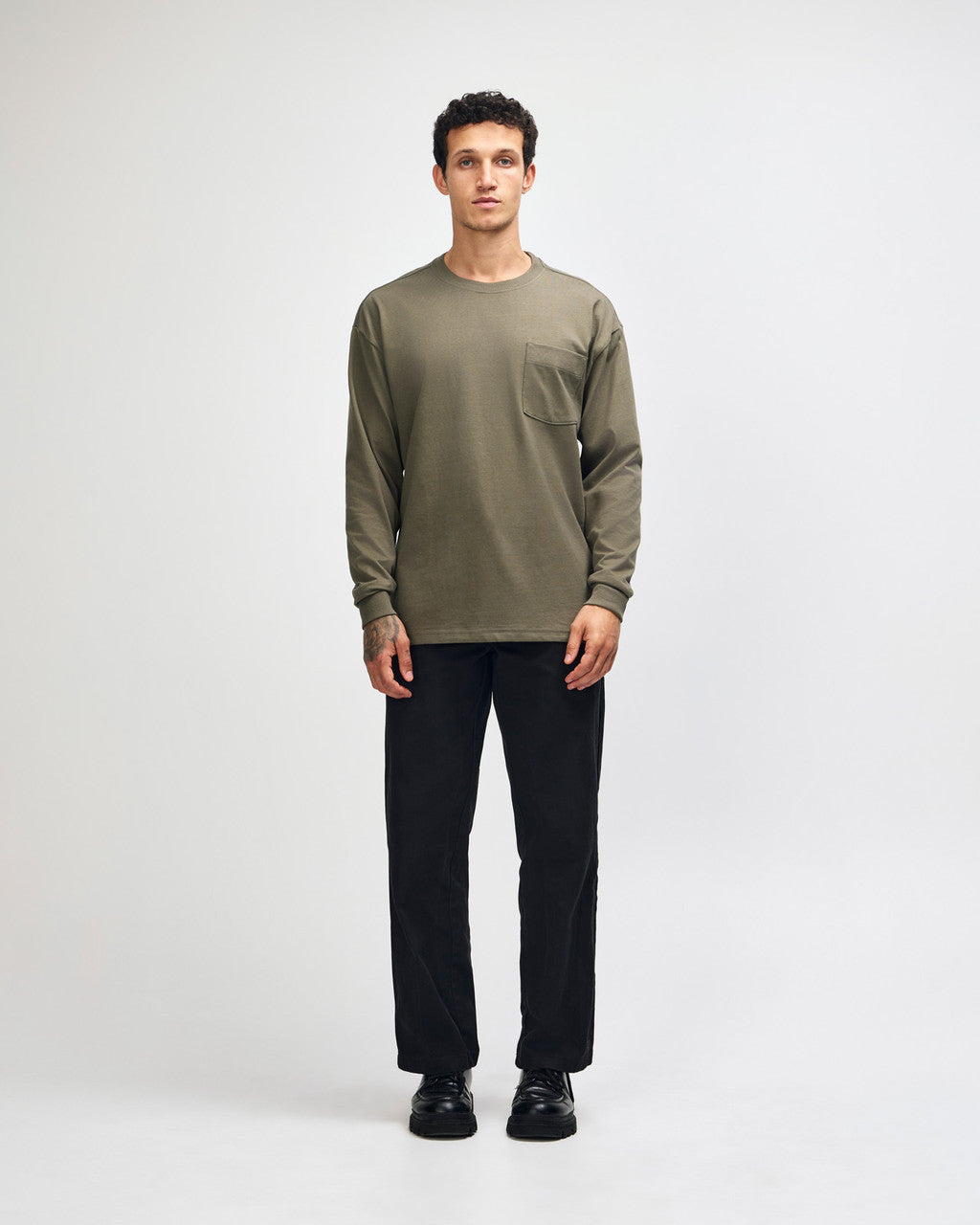 American Apparel Heavyweight Oversized Long Sleeve T-Shirt (9410)