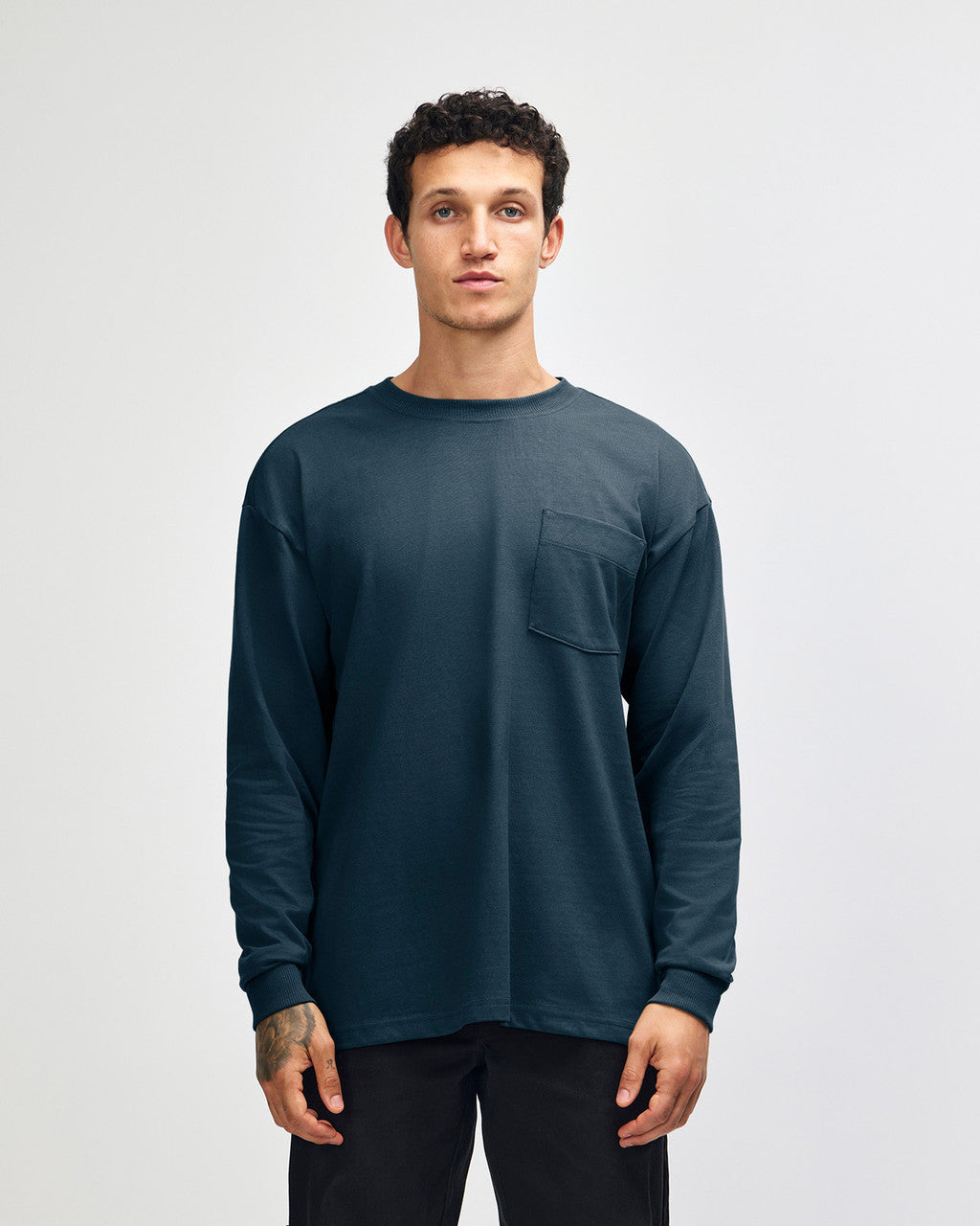 American Apparel Heavyweight Oversized Long Sleeve T-Shirt (9410)