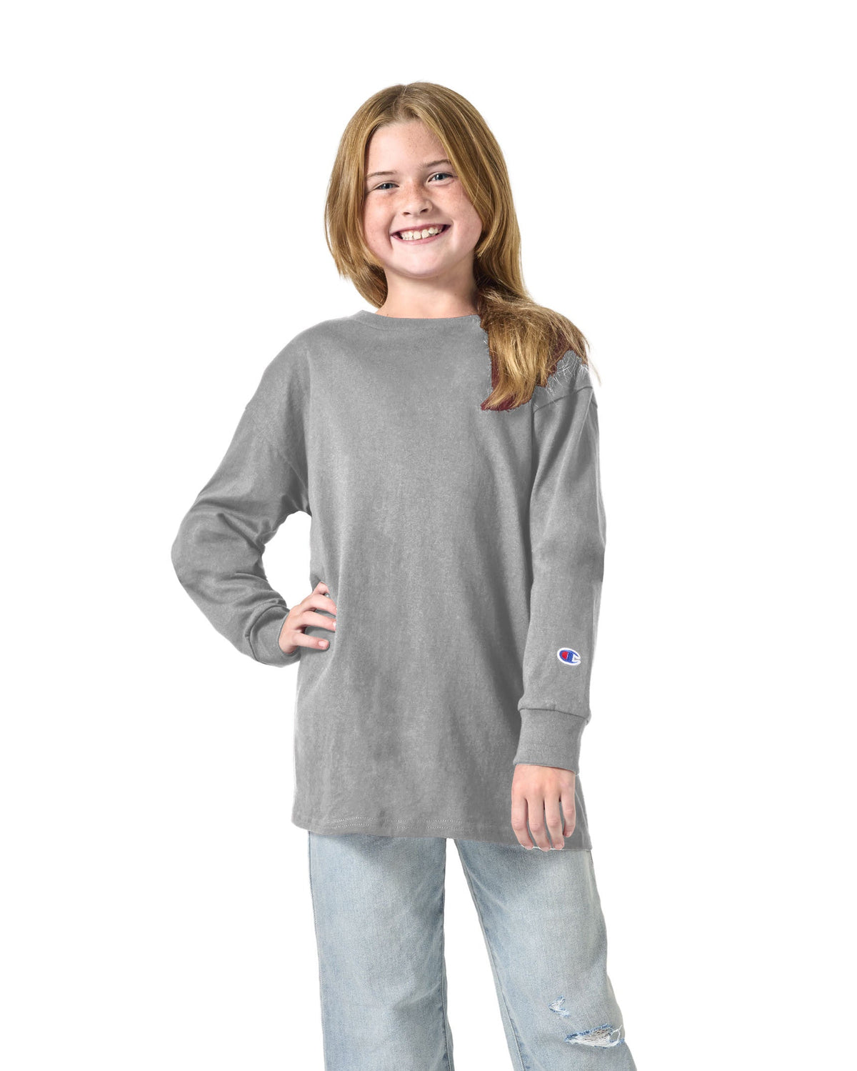 Champion Youth Long Sleeve T-Shirt (CH1751)
