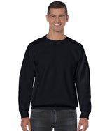 Gildan-Gildan Heavy Blend™ Classic Fit Adult Crewneck Sweatshirt-Black / XL-Uniform Wholesalers - 1