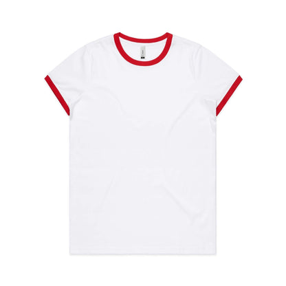 Ascolour Women's Ringer Tee (4053)