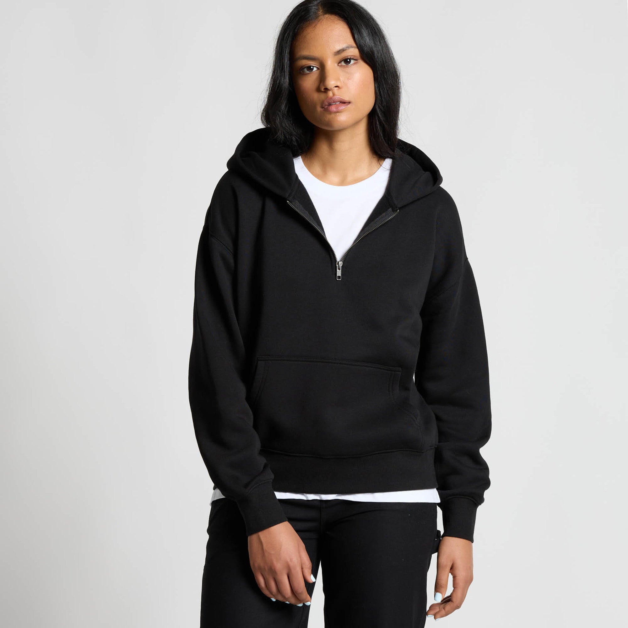 AS-COLOUR-WO'S-RELAX-HALF-ZIP-HOOD