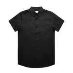 Ascolour Mens Linen S/S Shirt(5420)