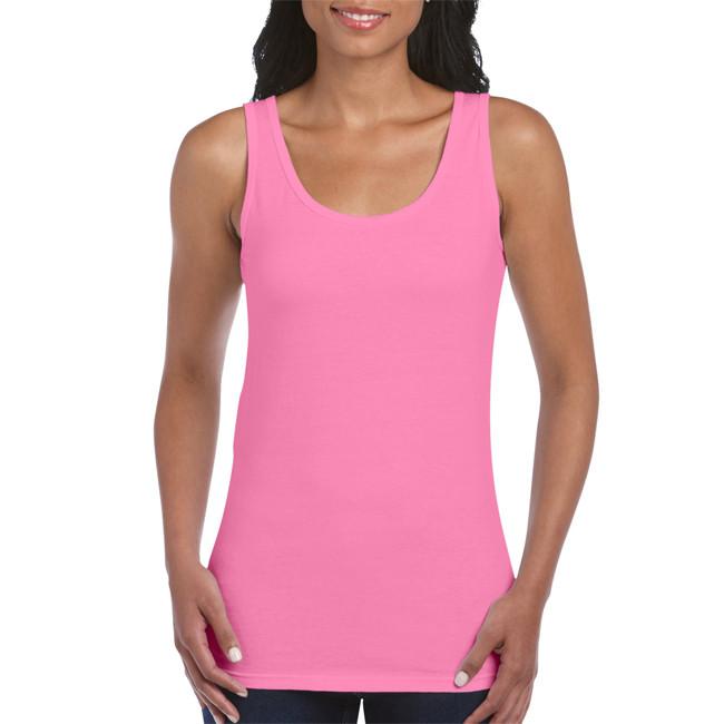 Gildan Ladies Tank Top - Women’s Softstyle Sleeveless Tee 64200L - Cotton  Classic Tanks S M L XL 2XL