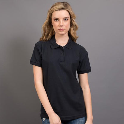 Sportage Ladies Raven Poly/Cotton Pique Knit Polo (4943)