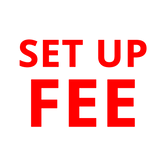 Set Up Fee-Front Pocket Size-1 Color Print-Reset
