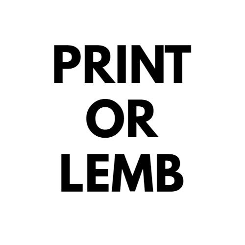 Add $5 Single Colour Left Chest Print or LEMB